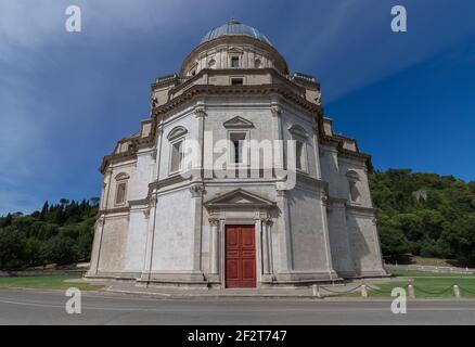 Le Tempio di Santa Maria della Consolazione à Todi, Ombrie, Italie Banque D'Images