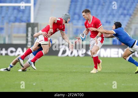 Stadio Olimpico, Rome, Italie, 13 mars 2021, pays de Galles pendant 2021 Guinness six Nations Rugby - Italie vs pays de Galles, Rugby six Nations Match - photo Luigi Mariani / LM Banque D'Images