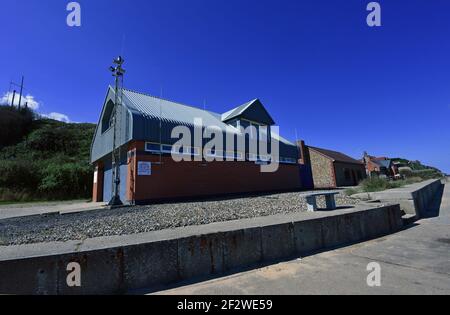 Inshore Lifeboat Station, Mundesley, Norfolk. Banque D'Images