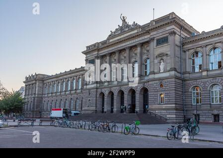 Bâtiment principal de l'université de Strasbourg, France Banque D'Images