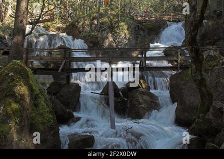 Myra Falls à Muggendorf en Basse-Autriche, Autriche, Europe Banque D'Images