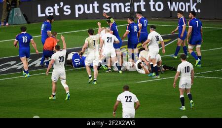 Stade de Twickenham, 13 mars 2021 Maro Itoje, en Angleterre, remporte le match des six nations Guinness au stade de Twickenham, Londres crédit photo : © Mark pain / Alamy Live News Banque D'Images