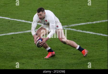 Londres, Angleterre, 13 mars 2021, Rugby Union, Championnat Guinness des six Nations, Angleterre contre France, Twickenham, 2021, 13/03/2021 Jonny May of England Credit:Paul Harding/Alay Live News Banque D'Images