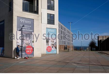 Propriété résidentielle moderne vendue à Saltyre Square, Waterfront Avenue, Granton Edinburgh, Écosse Banque D'Images