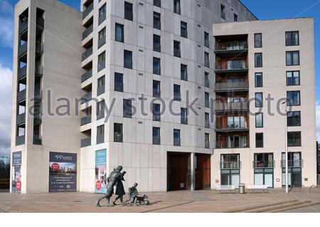 Etablissement résidentiel moderne à Saltyre Square, Waterfront Avenue, Granton Edinburgh, Écosse Banque D'Images