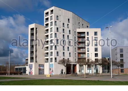 Etablissement résidentiel moderne à Saltyre Square, Waterfront Avenue, Granton Edinburgh, Écosse Banque D'Images