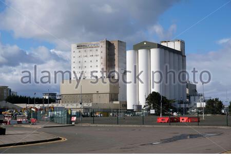 Chancelot Mill, ADM Milling, Leith Docks, Édimbourg, Écosse Banque D'Images