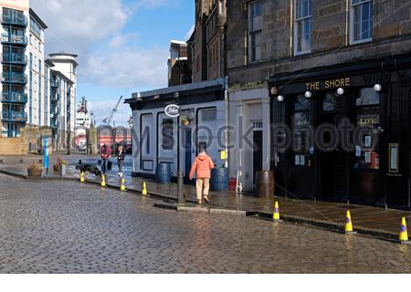 The Shore Leith, Édimbourg, Écosse Banque D'Images