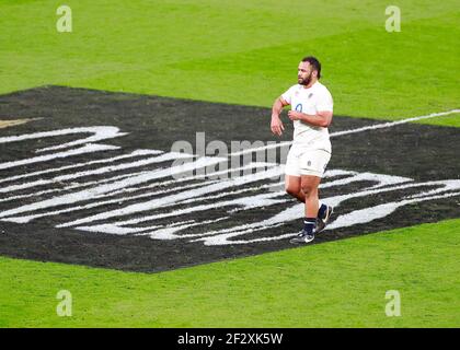 Twickenham, Londres, Royaume-Uni. 13 mars 2021. International Rugby, six Nations, Angleterre contre France; Billy Vunipola d'Angleterre crédit: Action plus Sports/Alamy Live News Banque D'Images
