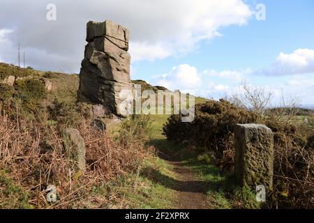 Alport Heights dans la campagne du Derbyshire près de Wirksworth Banque D'Images