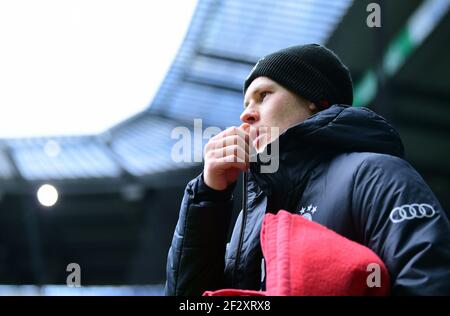 Ville de Brême, Allemagne. 2021 13.03.2021 Soccer, 1er Bundesliga, saison 2020/2021, SV Werder Bremen SVW - FCB FC Bayern Munich Muenchen goalwart Alexander Nuebel (Bayern) crédit: Tim Groothuis/Witters/via firosportphoto | usage dans le monde entier/dpa/Alay Live News Banque D'Images