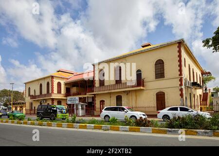 Cours de la magistrature de Georgetown sur l'avenue de la République dans Georgetown Guyana Amérique du Sud Banque D'Images