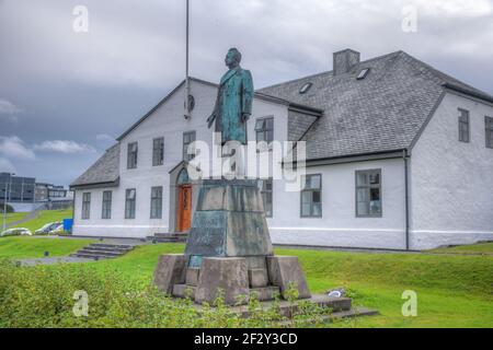 Bureau du Premier ministre à Reykjavik, Islande Banque D'Images