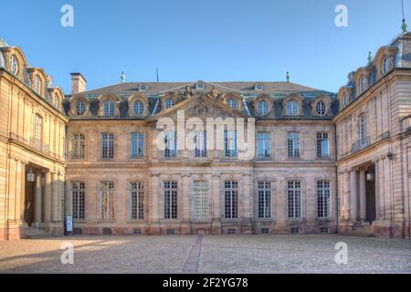 Vue sur le Palais Rohan à Strasbourg, France Banque D'Images