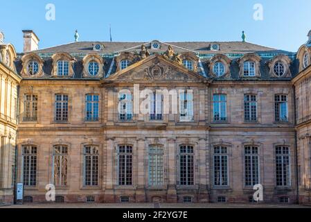 Vue sur le Palais Rohan à Strasbourg, France Banque D'Images