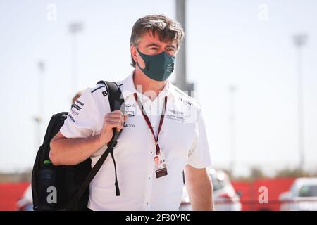 STEVENSON Andy, Directeur sportif d'Aston Martin F1, portrait pendant les épreuves pré-saison de Formule 1 2020 du 12 au 14 mars 2021 sur le circuit international de Bahreïn, à Sakhir, Bahreïn - photo Antonin Vincent / DPPI Banque D'Images