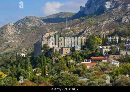 Abbaye de Bellapais - Kyrenia (Girne) Nord de Chypre Banque D'Images