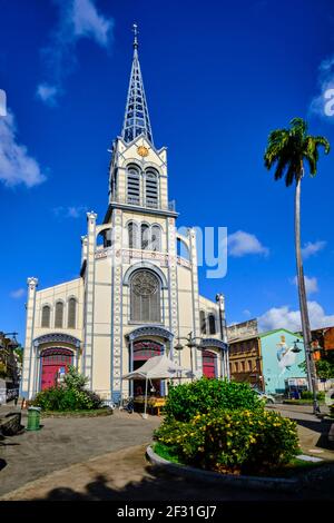 France, Antilles, Martinique, fort-de-France, cathédrale Saint-Louis Banque D'Images