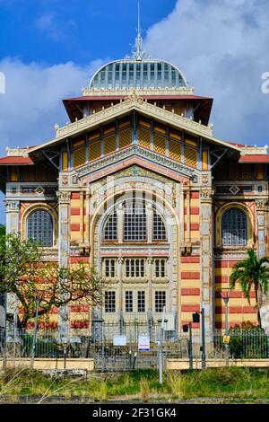 France, Antilles, Martinique, fort-de-France, Bibliothèque Schoelcher (bibliothèque) Banque D'Images