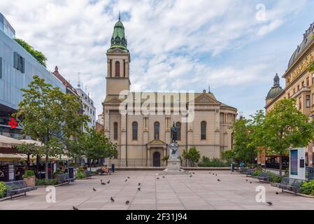 Zagreb, Croatie, 2 août 2020 : Cathédrale de la Transfiguration de notre Seigneur à Zagreb, Croatie Banque D'Images