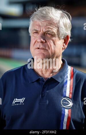 NICOLET Jacques (fra), CEO Onroak Automotive, portrait pendant la journée d'essai des 2019 heures du Mans 24, le 2 juin au circuit du Mans, France - photo François Flamand / DPPI Banque D'Images