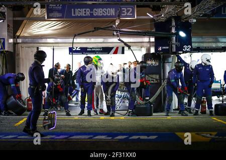 32 CULLEN Ryan (gbr), BRUNDLE Alex (gbr), OWEN William (gbr), Ligier JSP217 Gibson team United Autoports, action pendant la course de 24 heures du Mans 2019, du 15 au 16 juin sur le circuit du Mans, France - photo Paulo Maria / DPPI Banque D'Images