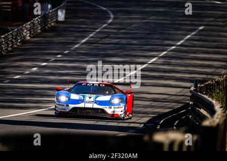 68 HAND Joey (usa), MULLER Dirk (deu), Ford GT équipe Ford Chip Ganassi équipe USA, action pendant la journée d'essai 2019 le Mans 24 heures, le 2 juin au circuit du Mans, France - photo Antonin Vincent / DPPI Banque D'Images