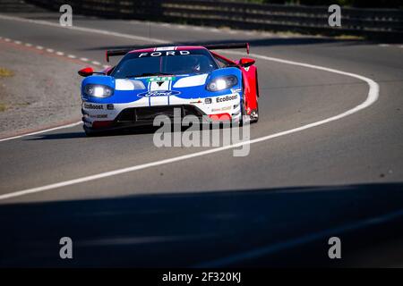 68 HAND Joey (usa), MULLER Dirk (deu), Ford GT équipe Ford Chip Ganassi équipe USA, action pendant la journée d'essai 2019 le Mans 24 heures, le 2 juin au circuit du Mans, France - photo Antonin Vincent / DPPI Banque D'Images