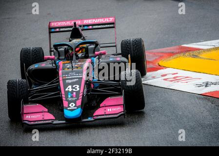 43 ROY Lucas Alecco (deu), compétition Formule Renault Eurocup Team M2, action lors de la course Formule Renault Eurocup 2019 à Monaco du 23 au 26 mai, à Monaco - photo Julien Delfosse / DPPI Banque D'Images