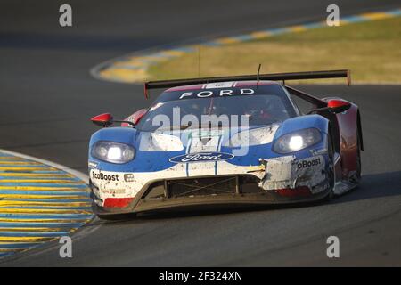 68 HAND Joey (usa), MULLER Dirk (deu), BOURDAIS Sebastien (FRA), Ford GT Team Ford Chip Ganassi équipe USA, action pendant la course 2019 le Mans 24 heures, du 15 au 16 juin sur le circuit du Mans, France - photo Florent Gooden / DPPI Banque D'Images