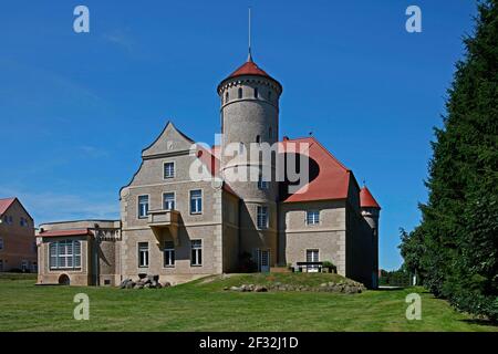 Château de Stolpe, village de Stolpe, île d'Usedom, Mecklembourg-Poméranie occidentale, Allemagne Banque D'Images