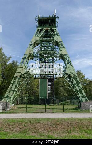 Tour sinueuse, salle de machines Gladbeck-Zweckel, Gladbeck, Rhénanie-du-Nord-Westphalie, Allemagne Banque D'Images