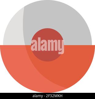 Gomme à encre, illustration, vecteur sur fond blanc Illustration de Vecteur