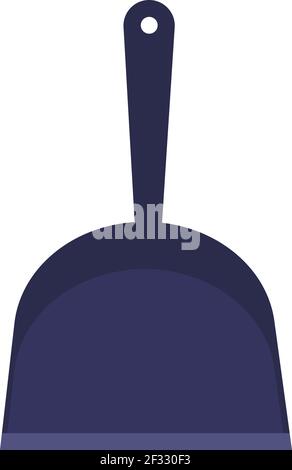 Porte-poussière bleu, illustration, vecteur sur fond blanc. Illustration de Vecteur