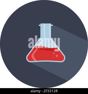 Potion rouge, illustration, vecteur sur fond blanc. Illustration de Vecteur