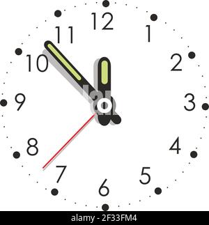 Vector illustration de l'horloge Illustration de Vecteur