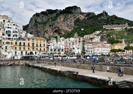 Géographie / voyage, Italie, Campanie, paysage urbain d'Amalfi, côte amalfitaine, Costiera Amalfitana, province , Additional-Rights-Clearance-Info-non-disponible Banque D'Images