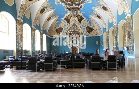 Salon VIP ou une chambre plus confortable gare de Kazansky ( Kazansky vokzal) Également connu sous le nom de Moscou Kazanskaya gare est l'un de neuf chemins de fer Banque D'Images