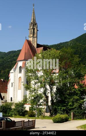 Autriche, église de chartreuse monastère à Gaming Banque D'Images