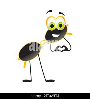 Lunettes de plage drôles avec yeux - Collection été. Personnages amusants de dessin animé, illustration vectorielle plate Illustration de Vecteur