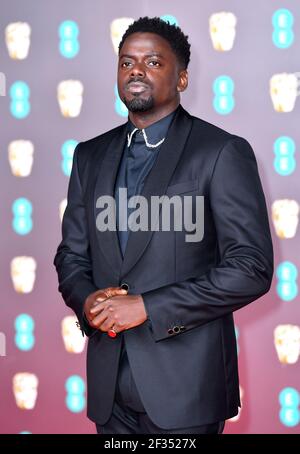 Photo du dossier datée du 02/02/20 de Daniel Kaluuya qui a été nommé pour le meilleur acteur de soutien Oscar. Date de publication : dimanche 2 février 2020. Banque D'Images