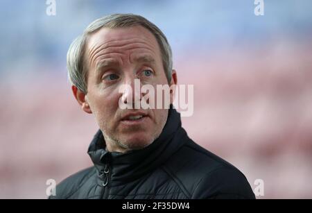 Photo du dossier datée du 02-03-2021, de la gestionnaire de Charlton Athletic Lee Bowyer. Date de publication : lundi 15 mars 2021. Banque D'Images