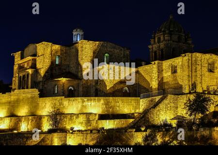 Coricancha, église de Santo Domingo, Cusco, Pérou Banque D'Images