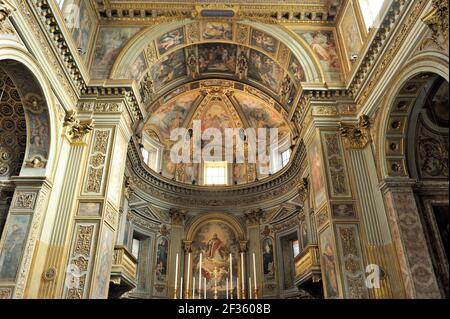 italie, rome, église de san marcello al corso, abside