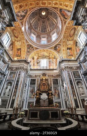 Italie, Rome, basilique Santa Maria Maggiore, Cappella Sistina, chapelle du 16e siècle Banque D'Images