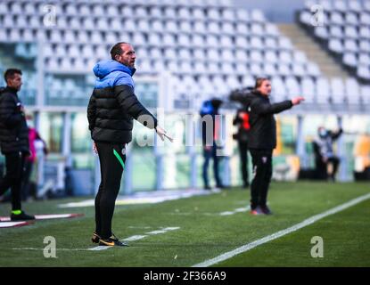 Turin, Italie. 14 mars 2021. Entraîneur Cristian Stellini pendant le FC de Turin vs FC Internazionale, football italien série A match à Turin, Italie, Mars 14 2021 crédit: Agence de photo indépendante / Alamy Live News Banque D'Images