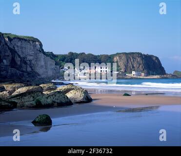 PORTBRADDAN de Whitepark Bay, North Antrim Coast, County Antrim, Credit:Robert Thompson / Avalon Banque D'Images