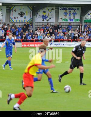 PHOTO DE AFC WIMBLEDON V WATFORD. 23/7/2011. PHOTO DAVID ASHDOWN Banque D'Images