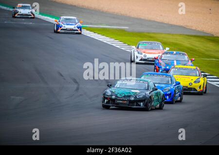 69 HURGON Laurent (fra), Alpine A 110 Europa Cup équipe Autosport GP-Patrick Roger, action pendant la coupe Alpine Europa 2019 à Silverstone, Grande-Bretagne, 6 au 9 septembre - photo Gregory Lenormand / DPPI Banque D'Images