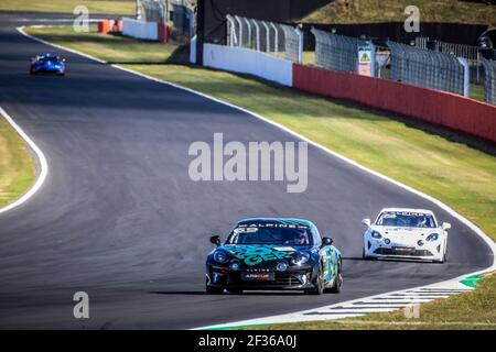69 HURGON Laurent (fra), Alpine A 110 Europa Cup équipe Autosport GP-Patrick Roger, action pendant la coupe Alpine Europa 2019 à Silverstone, Grande-Bretagne, 6 au 9 septembre - photo Gregory Lenormand / DPPI Banque D'Images